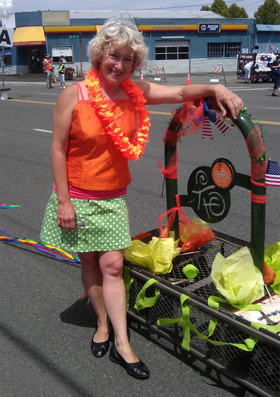 WABI-Fourth-Bike Rack on Parade