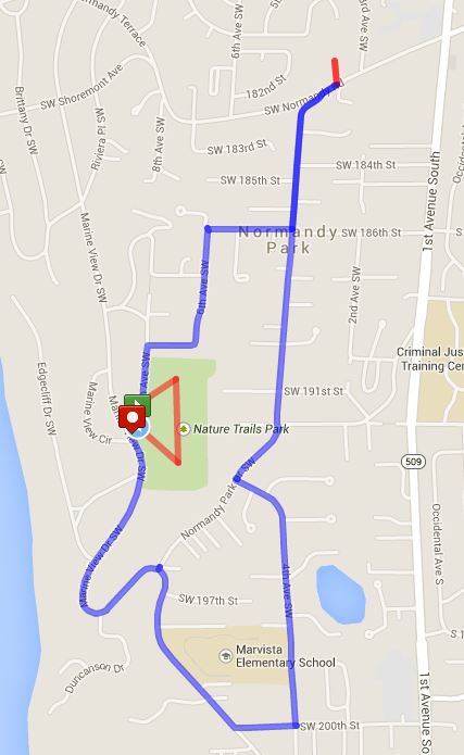 NP Nature Trails walk-map