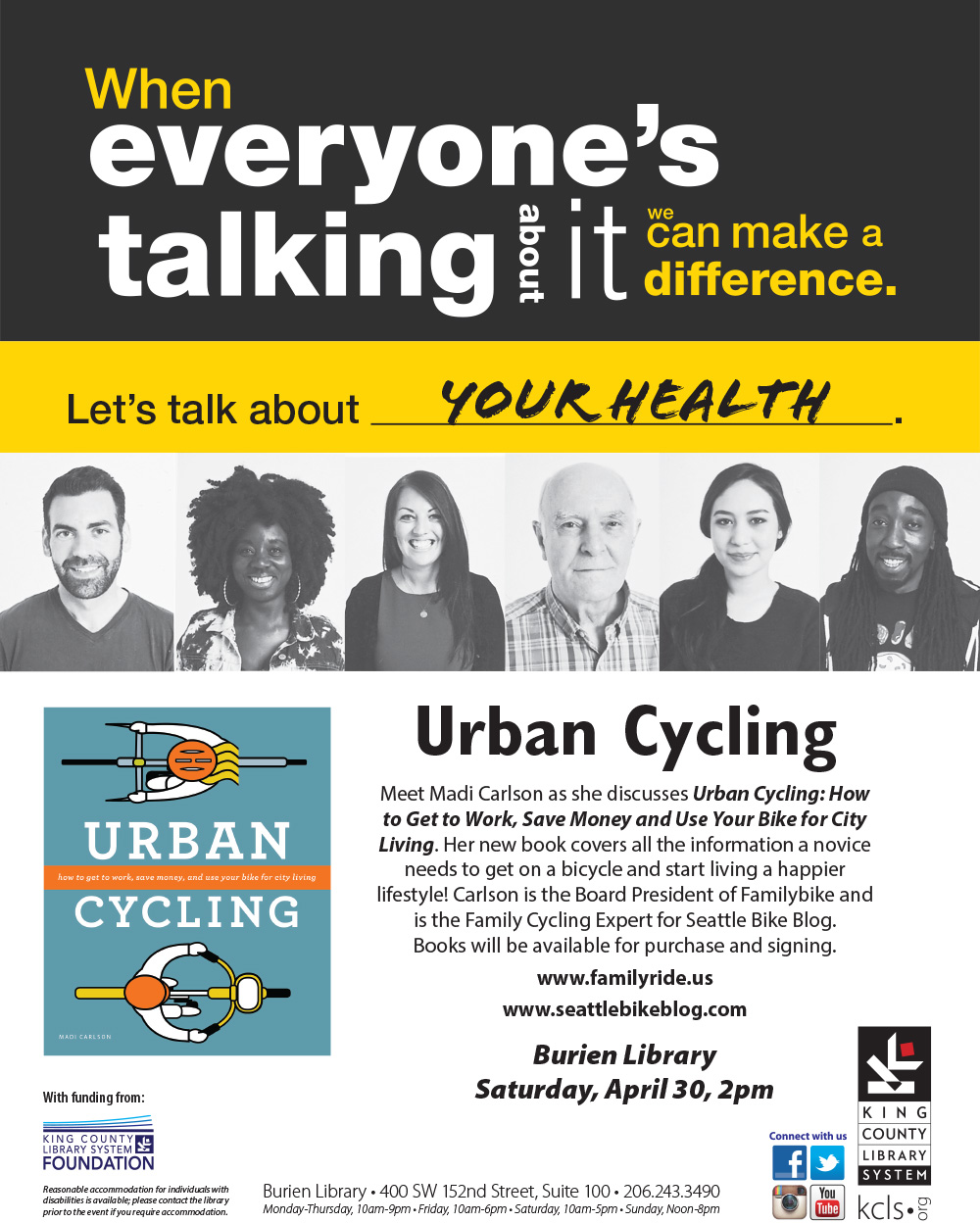 KCLS Urban Cycling Flyer