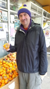 Gary discovers a new store (Wayne's) and a new fruit (persimmons).