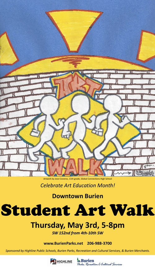 Student Art Walk this Thursday in Burien!