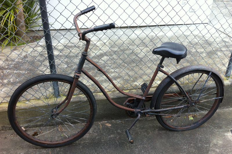 Seen Around Town: Cool, Old Bike